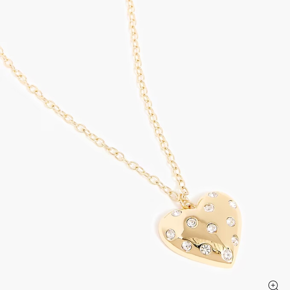 Gold Heart Pendant Necklace